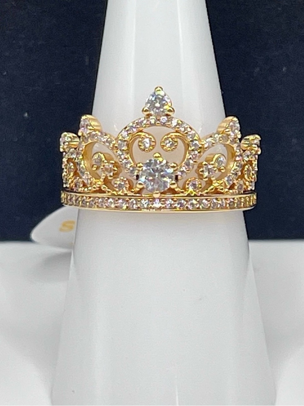 Bomb Party BP Sterling Gold Vermeil A Crowned Affair Size 7